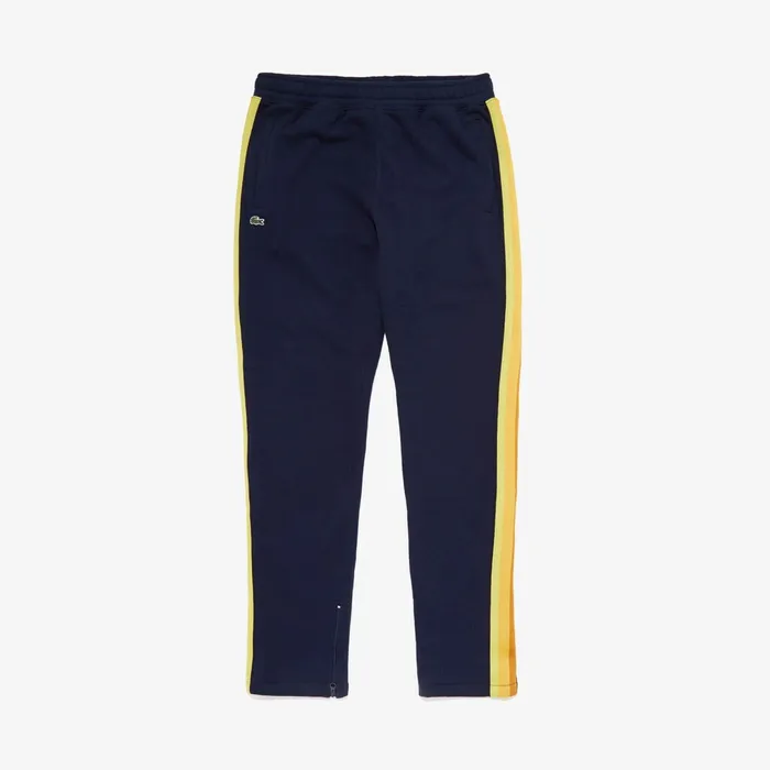 Pants and Shorts Lacoste Mens Unisex LIVE Neon Side Stripe Sweatpant Navy BlueWhite On Sale Pants and Shorts Lacoste Mens Unisex LIVE Neon Side Stripe Sweatpant Navy BlueWhite On Sale