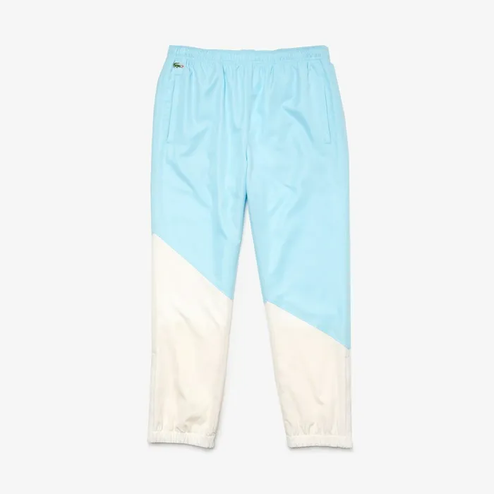 Pants and Shorts Lacoste Womens x GOLF le FLEUR Track Pants WhiteLight Blue Gift for Friend