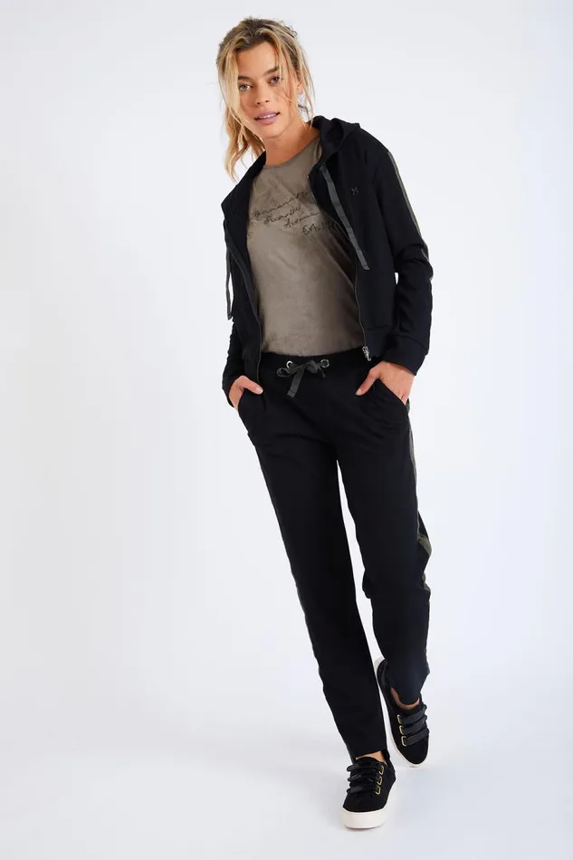 Pants Black 8211 TRONE BATILAND Black Women Banana Moon Pants