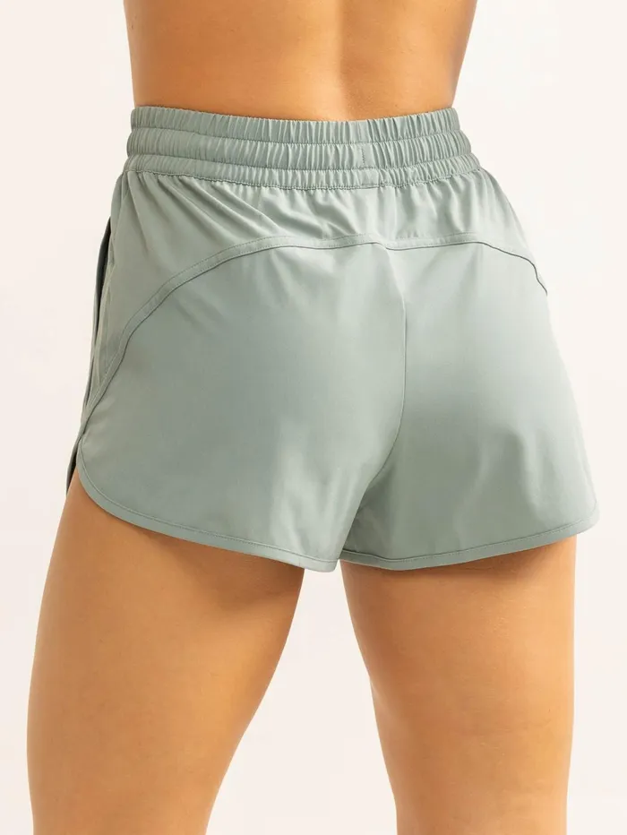Persist Training Shorts 8211 Dusty Green Women Ryderwear Gym Shorts