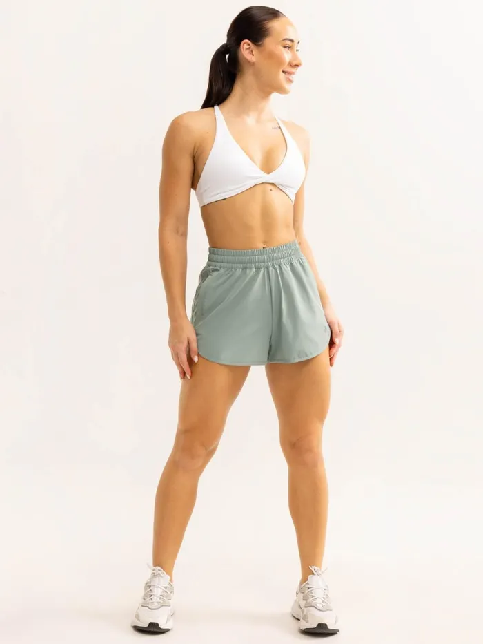 Persist Training Shorts 8211 Dusty Green Women Ryderwear Gym Shorts