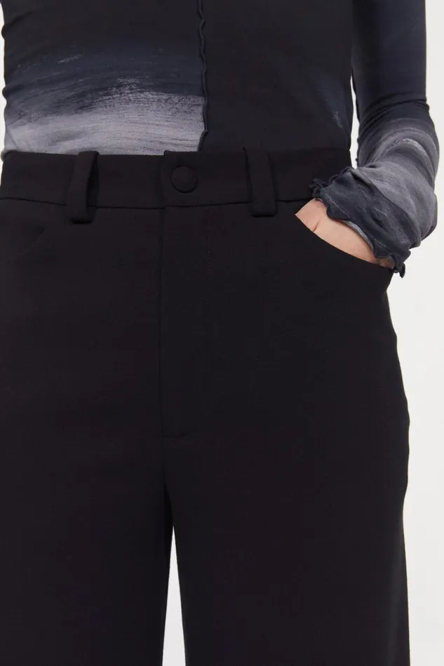 Petiso Drape Pants Black Women Rodebjer Sets and Suits