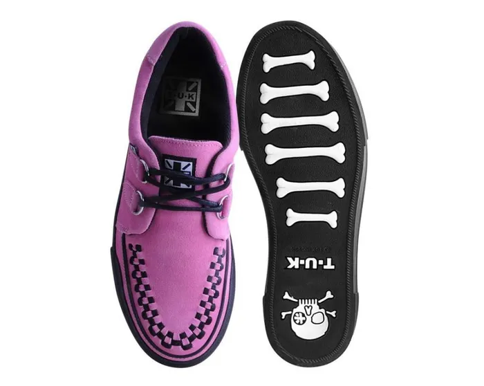 Pink Suede Platform Sneaker Women TUK Shoes Platforms Pink Suede Platform Sneaker Women TUK Shoes Platforms