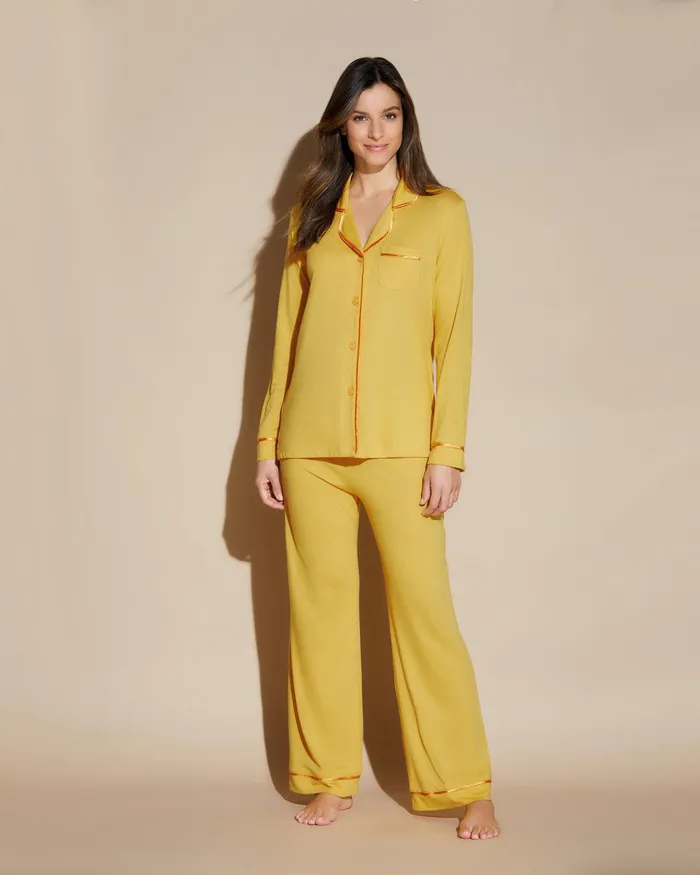 Pj Sets Women Cosabella Bella Long Sleeve Top and Pant Pajama Set Serengeti Sunserengeti Sun Pj Sets Women Cosabella Bella Long Sleeve Top and Pant Pajama Set Serengeti Sunserengeti Sun