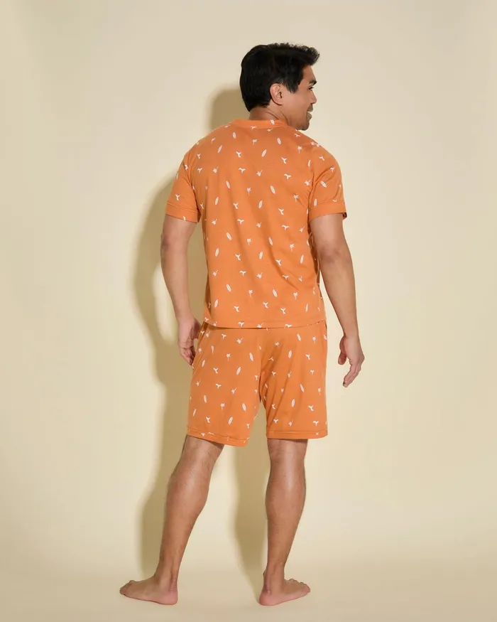 Pj Sets Women Cosabella Road Trip T Shirt and Short Set Pacific