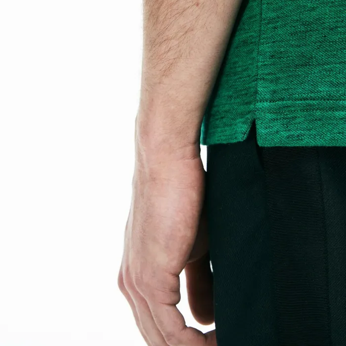 Polos Lacoste Mens Unisex LIVE Slim Fit Stretch Mini Piqu Polo Green Outlet Factory