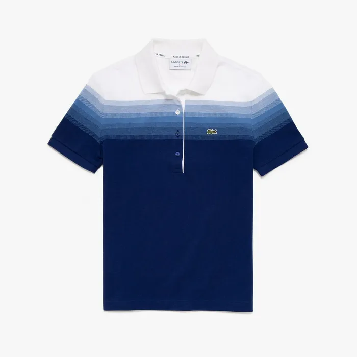 Polos Lacoste Womens Made in France Organic Cotton Piqu Polo Shirt Navy BlueBlueWhite Gift 4 You Polos Lacoste Womens Made in France Organic Cotton Piqu Polo Shirt Navy BlueBlueWhite Gift 4 You