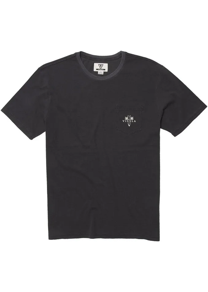 Premium Tees Men Vissla Dagger Ss Pkt Tee Phantom Premium Tees Men Vissla Dagger Ss Pkt Tee Phantom