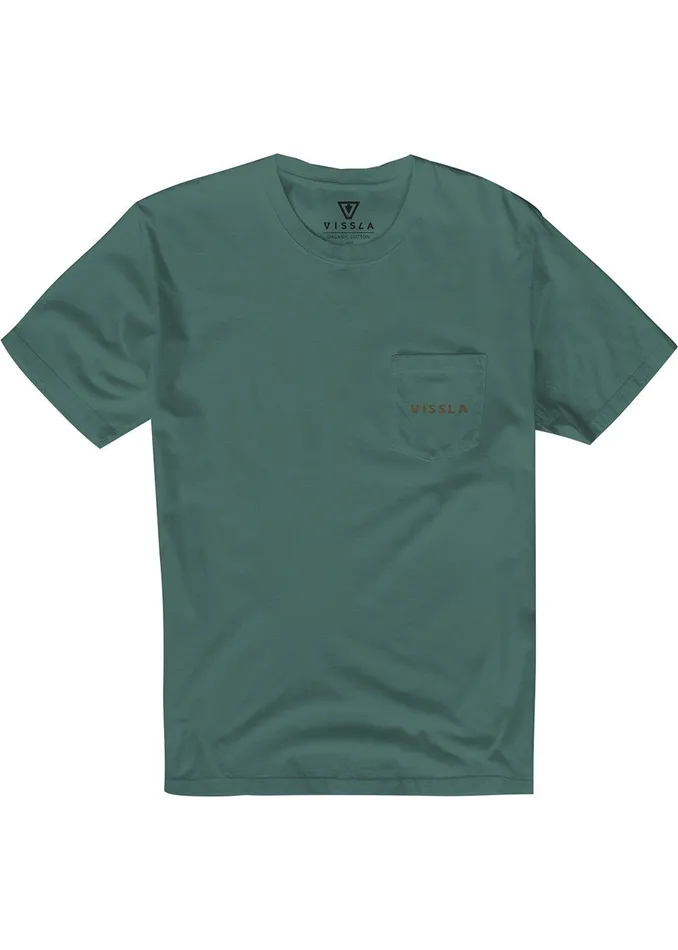 Premium Tees Men Vissla Hideaway Premium Pkt Tee Pine Premium Tees Men Vissla Hideaway Premium Pkt Tee Pine