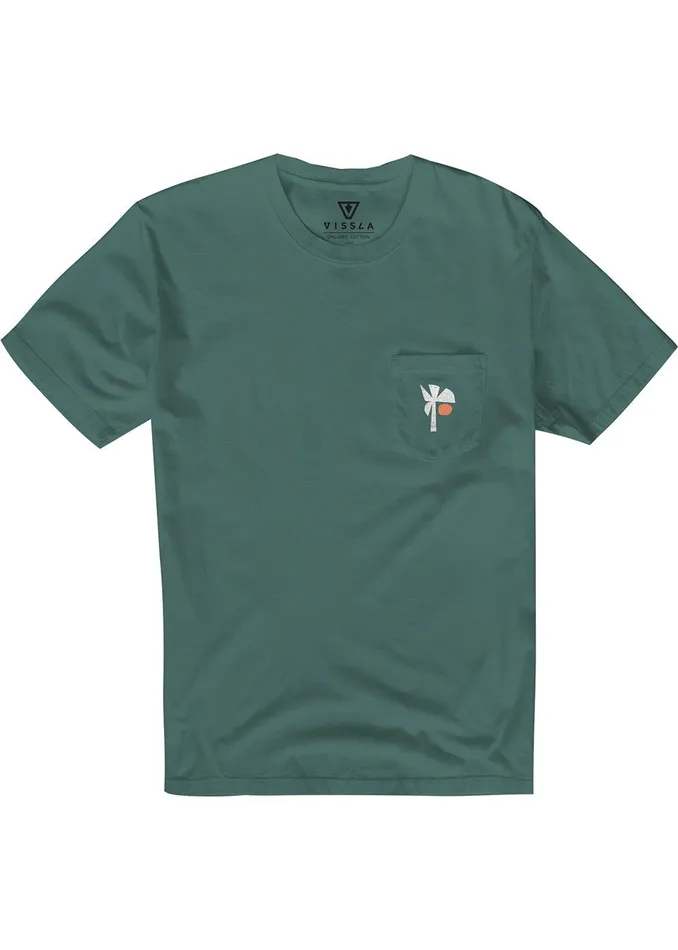 Premium Tees Men Vissla The Ecology Center Premium Pkt Tee Pine Premium Tees Men Vissla The Ecology Center Premium Pkt Tee Pine