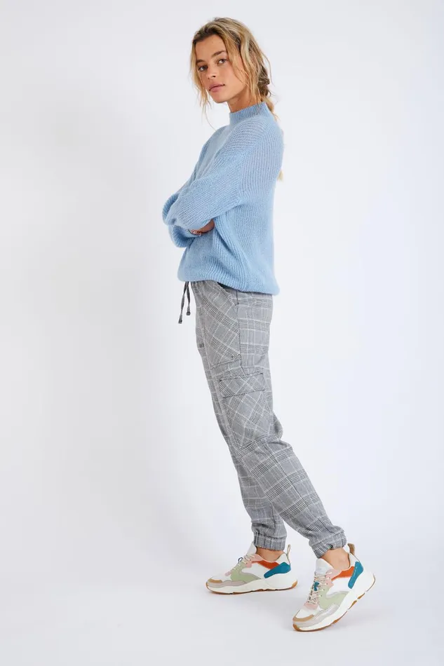 Pullover Blue 8211 CHARLES KELYAN Blue Women Banana Moon Sweaters