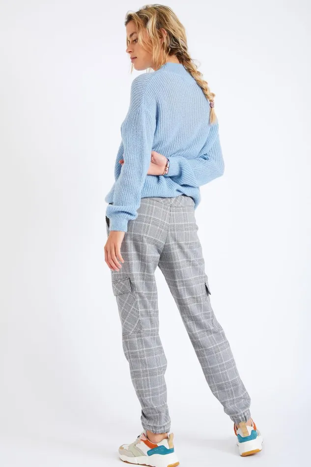 Pullover Blue 8211 CHARLES KELYAN Blue Women Banana Moon Sweaters