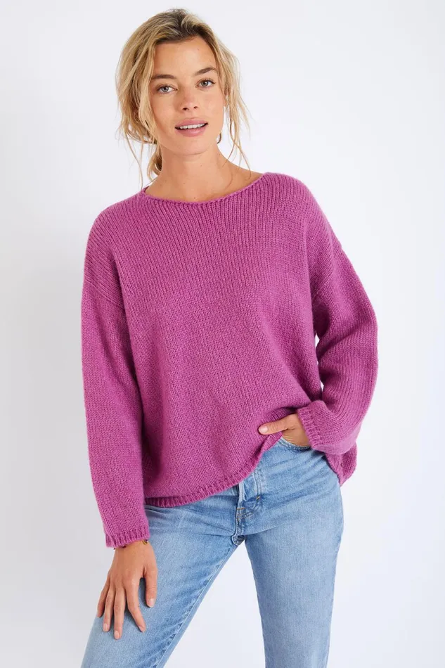 Pullover Pink 8211 VAHE ARTEM Pink Women Banana Moon Sweaters