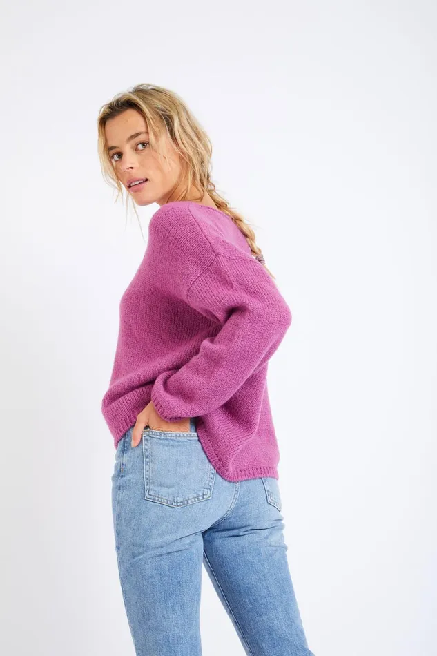 Pullover Pink 8211 VAHE ARTEM Pink Women Banana Moon Sweaters