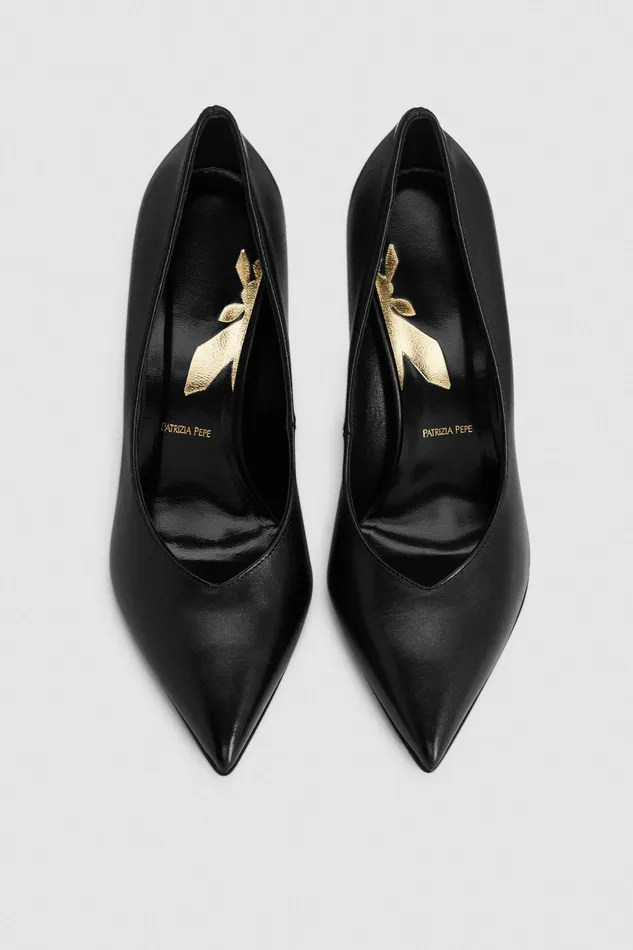 Pumps Women Patrizia Pepe Smooth Leather Pumps Nero