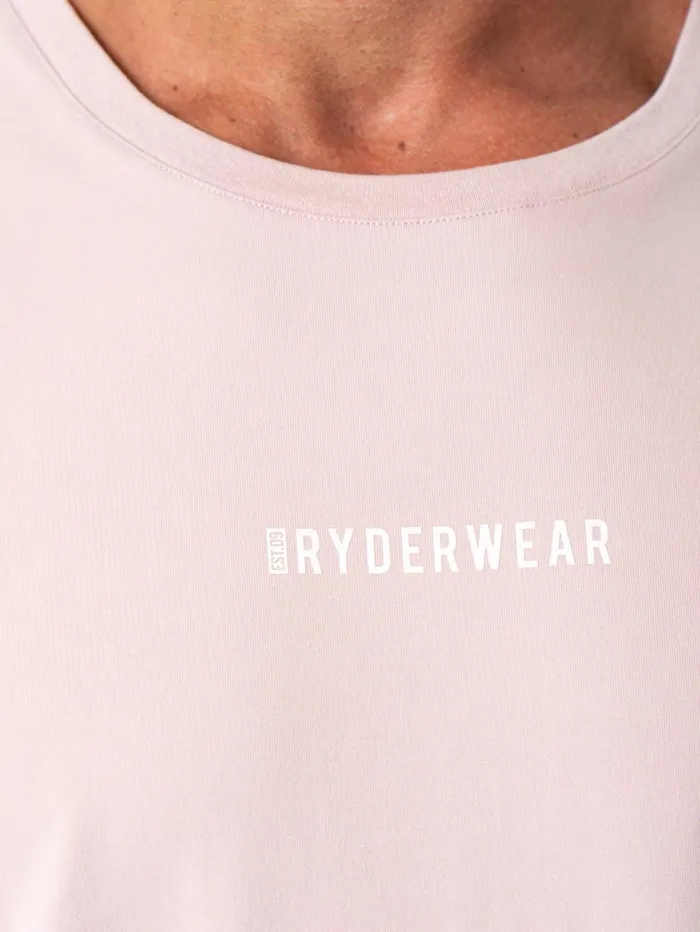 Pursuit Oversized TShirt 8211 Cinder Stonewash Men Ryderwear Tops