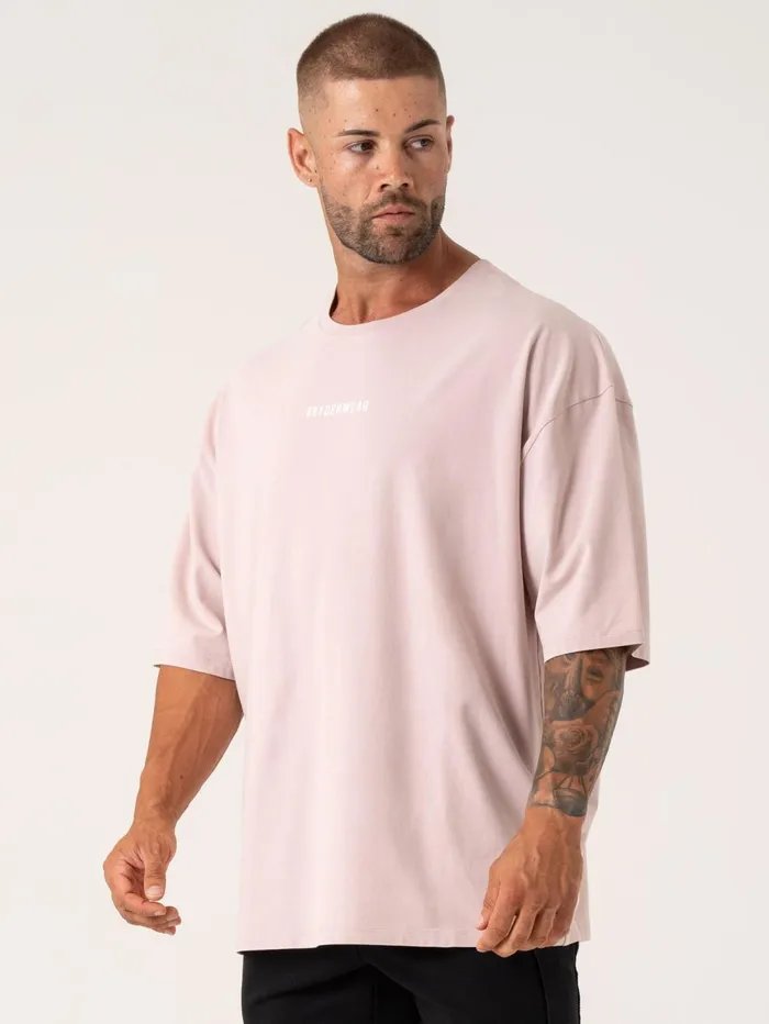 Pursuit Oversized TShirt 8211 Cinder Stonewash Men Ryderwear Tops
