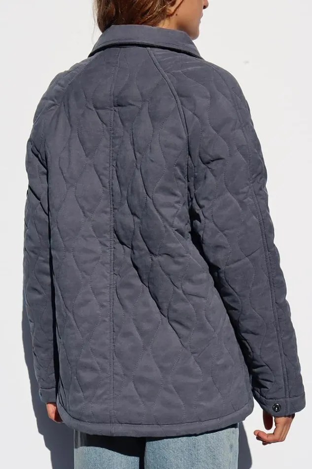 Quilted Jacket Women Subdued Coats and Jackets