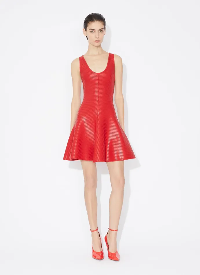 Red COATED DRESS Women Alaa Dresses