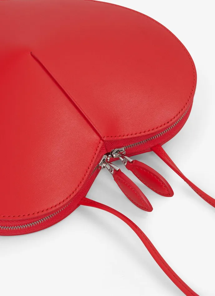 Red LE CUR BAG IN CALFSKIN Women Alaa Mini Bags
