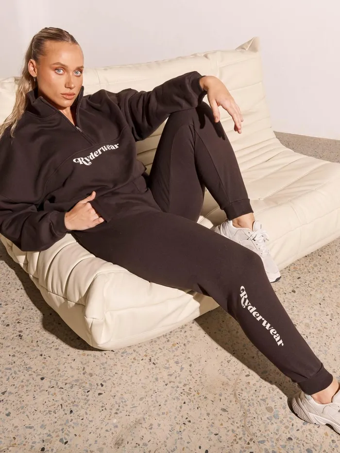 Reserve Track Pants 8211 Dark Oak Women Ryderwear Pants