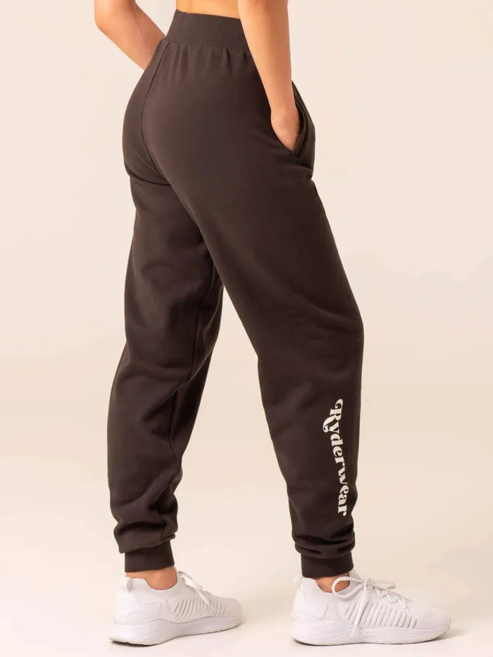 Reserve Track Pants 8211 Dark Oak Women Ryderwear Pants