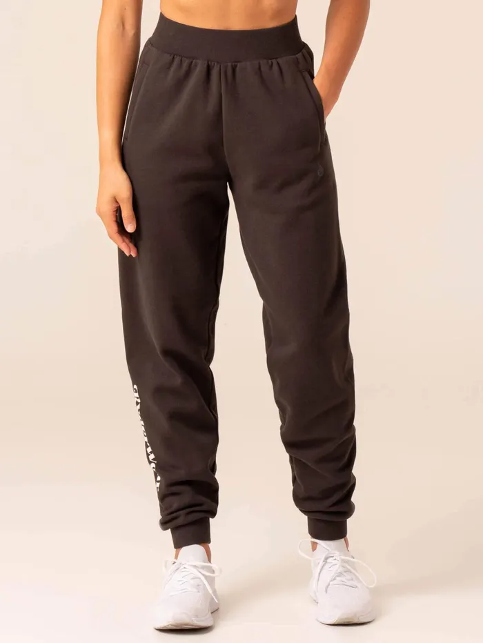 Reserve Track Pants 8211 Dark Oak Women Ryderwear Pants