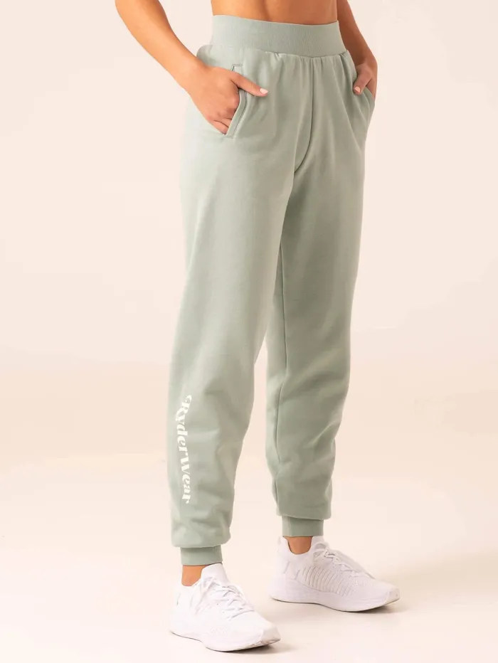 Reserve Track Pants 8211 Pale Sage Women Ryderwear Pants