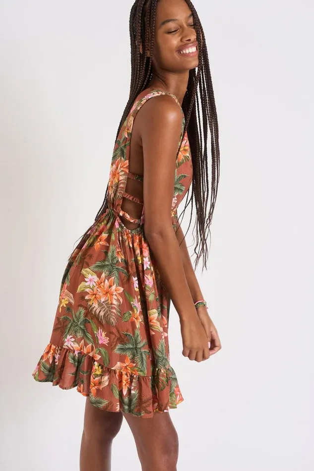 ROBE BEACHWEAR Brown 8211 ELVINA HANALEIDAY Brown Women Banana Moon Dresses