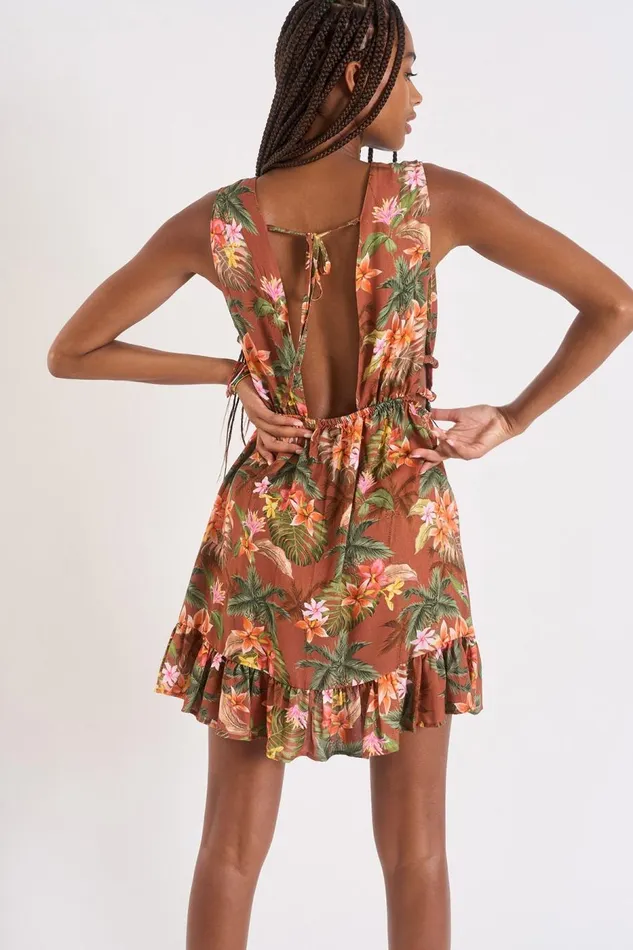 ROBE BEACHWEAR Brown 8211 ELVINA HANALEIDAY Brown Women Banana Moon Dresses
