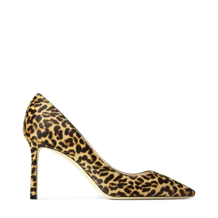 Romy 85 Natural Mix Leopard Print Pony Pumps Natural Mix Women JIMMY CHOO Pumps Romy 85 Natural Mix Leopard Print Pony Pumps Natural Mix Women JIMMY CHOO Pumps