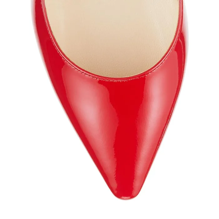 Romy 85 Red Patent Pointy Toe Pumps Red Women JIMMY CHOO Pumps Romy 85 Red Patent Pointy Toe Pumps Red Women JIMMY CHOO Pumps