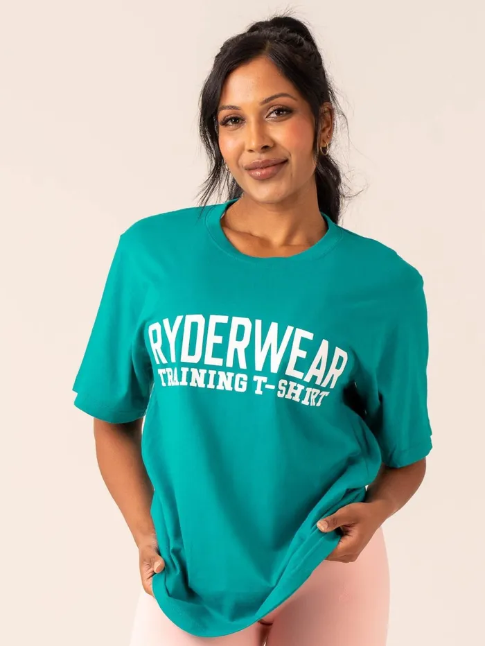 Ryderwear Training TShirt 8211 Jade Green Women Ryderwear TShirts