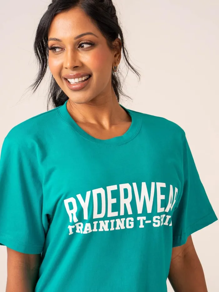 Ryderwear Training TShirt 8211 Jade Green Women Ryderwear TShirts