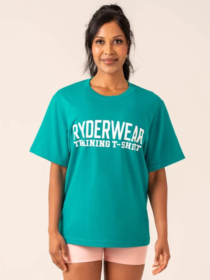 Ryderwear Training TShirt 8211 Jade Green Women Ryderwear TShirts