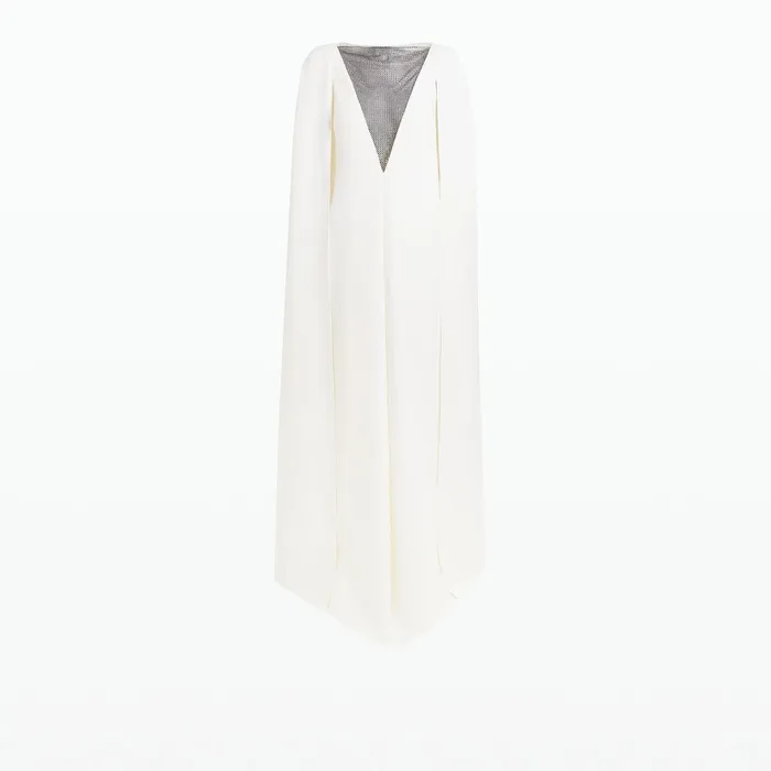 Safiyaa Abrielle Ivory Long Dress Women Dresses