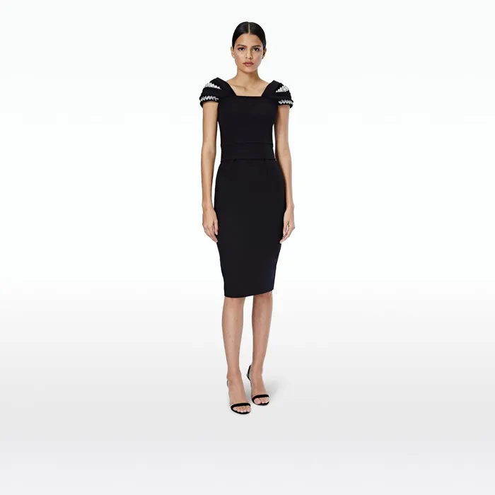 Safiyaa Abrienne Midi Dress Women Dresses