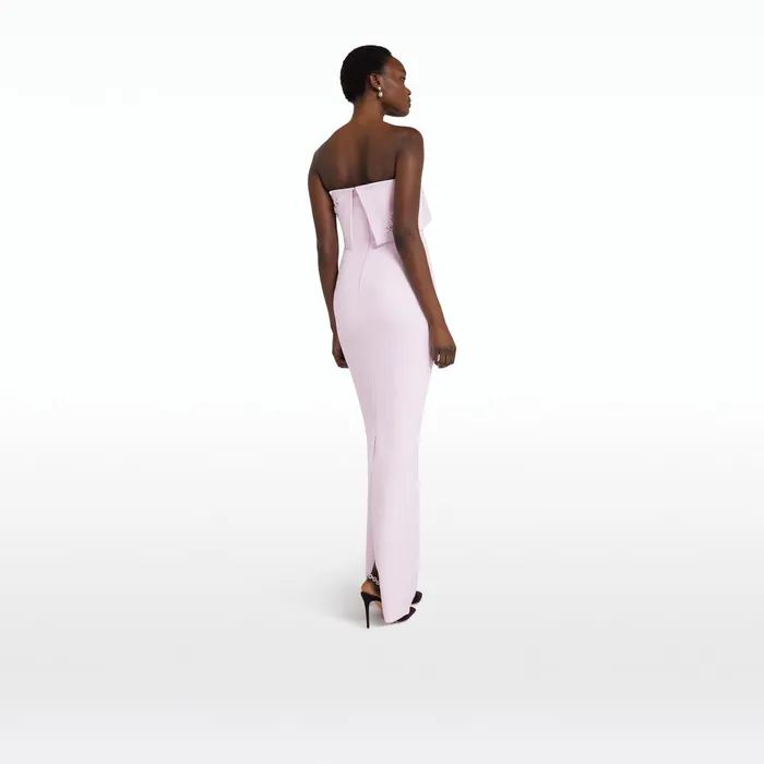Safiyaa Agyness Lilac Snow Long Dress Women Dresses