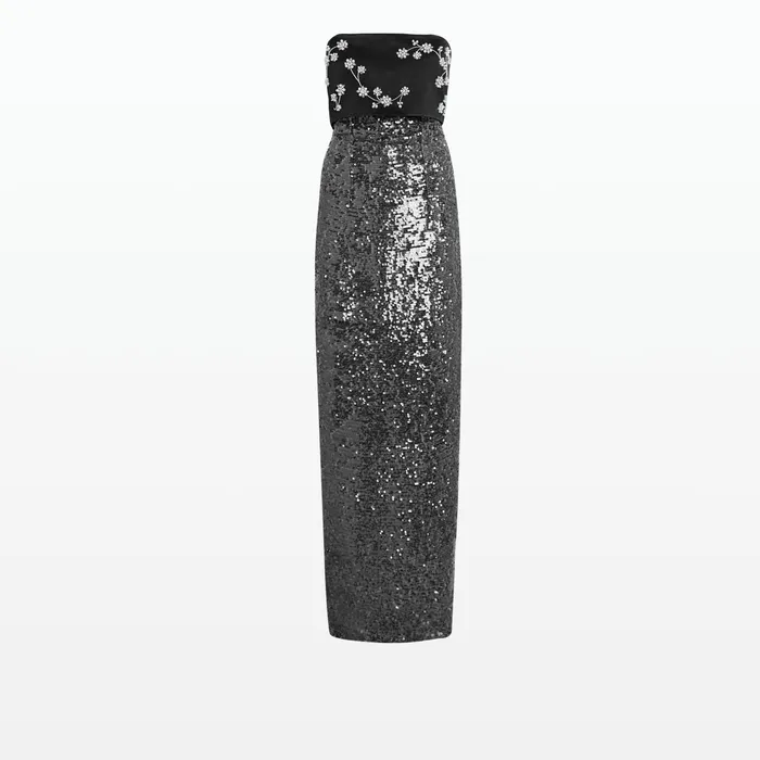 Safiyaa Agyness Smoke Long Dress Women Dresses