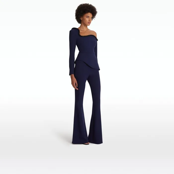 Safiyaa Aime Azurite Blue Top Women Tops