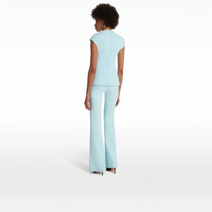 Safiyaa Alexa Baby Blue Trousers Women Trousers