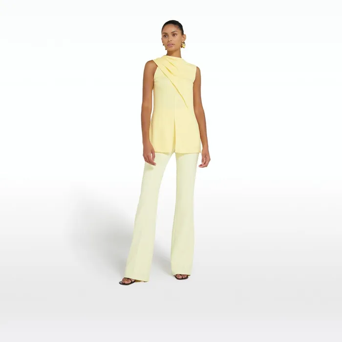 Safiyaa Alexa Buttermilk Trousers Women Trousers