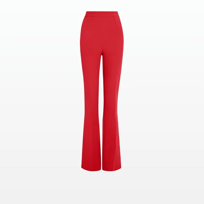 Safiyaa Alexa Crimson Trousers Women Trousers
