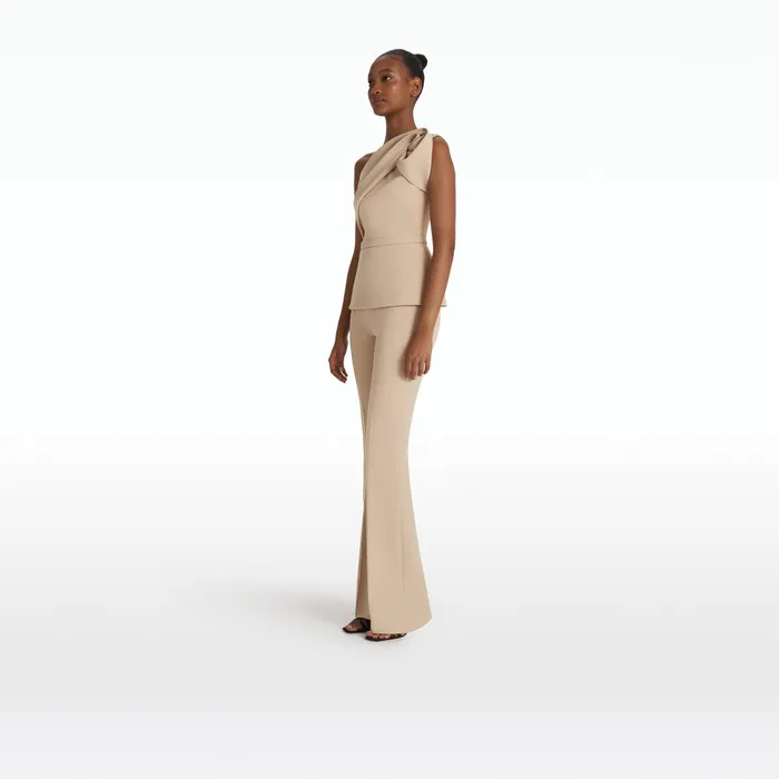 Safiyaa Alexa Stone Trousers Women Trousers