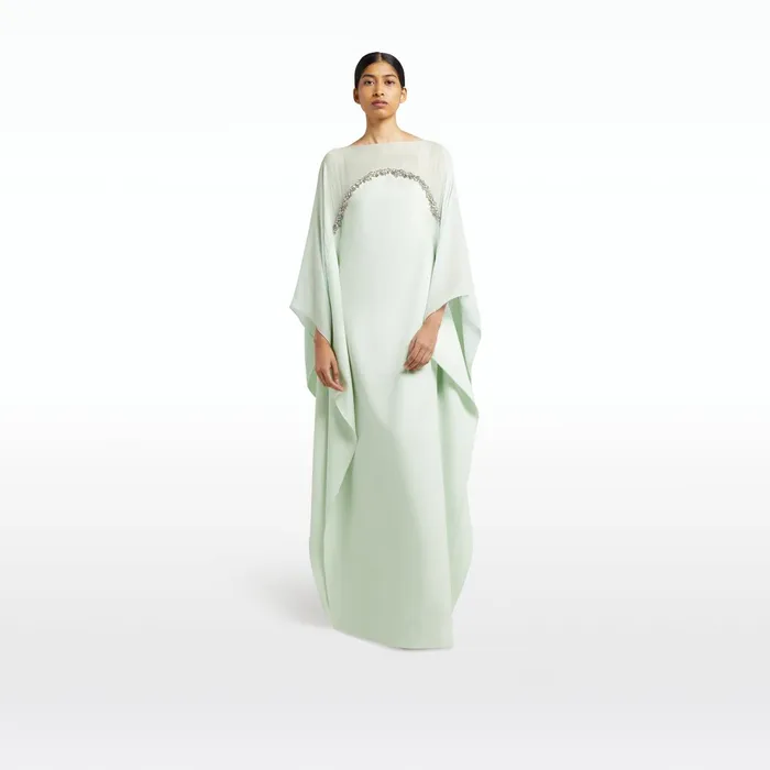 Safiyaa Alma Spearmint Long Dress Women Dresses