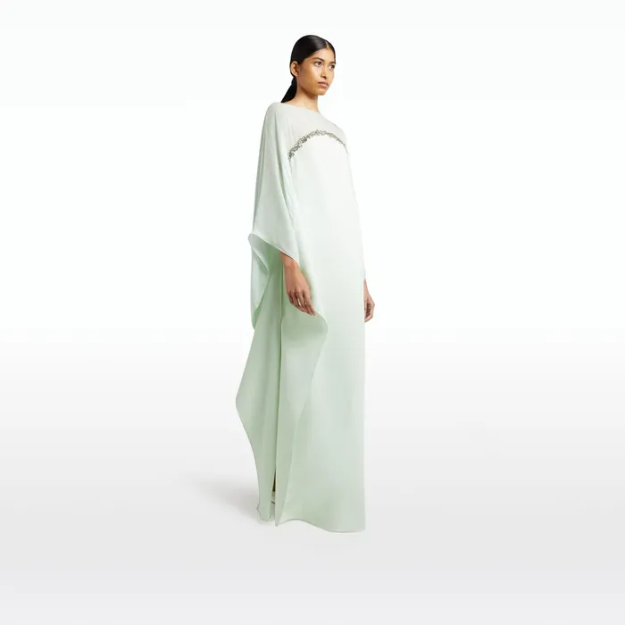 Safiyaa Alma Spearmint Long Dress Women Dresses