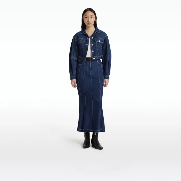 Safiyaa Amalie Mid Wash Jacket Women Jackets Coats