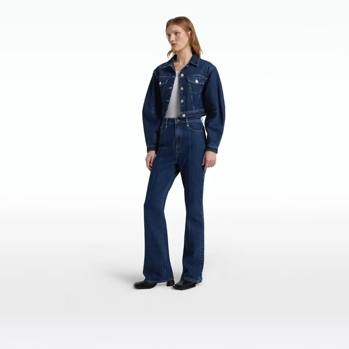 Safiyaa Amalie Mid Wash Jacket Women Jackets Coats