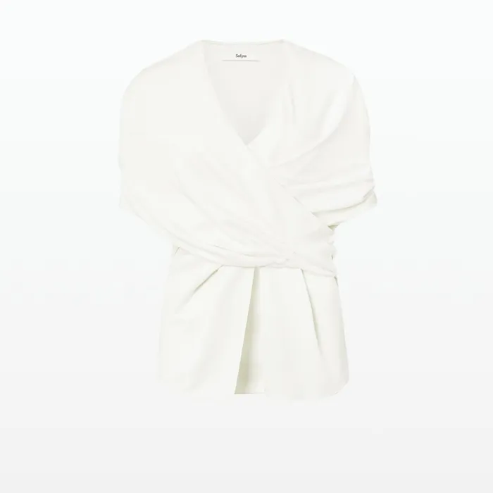 Safiyaa Andrey Ivory Top Women Tops