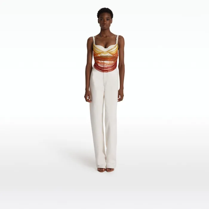 Safiyaa Ansley Amber Sun Top Women Tops